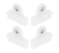 Hoement 4piezas Clips Plásticos para Fijación de Cristales de Ventana para Modelos Variados Instalación Rápida sin Herramientas Asegura Estabilidad y Evita Vibraciones para Fijar Vidrios
