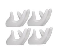 Hoement 4piezas Soporte De Cerámica Para Ocarina Diseño Ergonómico Estable y Duradero Accesorio Para Instrumento Musical Para Ocarinas
