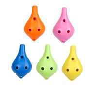 Hoement 5 Ocarinas Introductorias Portátiles Flauta Ocarina Principiantes Múltiples Colores De Tocar