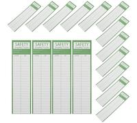 Hoement 50 Etiquetas Adhesivas de Inspección para Andamios y Escaleras, Papel Resistente al Desgaste y Registro Rápido, Ideales para Entornos Industriales y Almacenes