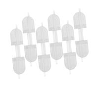 Hoement 6 Piezas Tiras para Cierre Rápido de Heridas con Cremallera Bandajes sin Aguja para Cuidado Portátil Adhesión Segura para Uso Exteriores y Kit de Emergencia