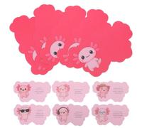 Hoement 60 Tarjetas de Afirmación para Mujeres Arte Mexicano de Salamandra Rosa, Papel de Apoyo Emocional y Confianza para Rutinas de Atención Plena en Casa
