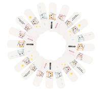 Hoement 60hojas Vendas De Dibujos Animados Para Dedos Transpirables De Heridas Para Impermeables y Cómodos