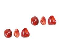 Hoement 6piezas Piedras De Ágata Sardonyx Para Sanación Irregulares Para Manualidades y Proyectos De y De Chakras