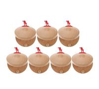 Hoement 7 Castañuelas de Madera para Dedos - Juego de Percusión Infantil de 7 Piezas - Instrumento Musical Rítmico para Educación y Actividades Aula - Juguetes Musicales para Preescolar y
