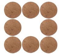 Hoement 8 Almohadillas Transpirables para Nido de Palomas de Fibra de Coco Natural, Ligeras y Cálidas para Cría de Huevos en Nidos de Mascotas