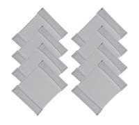 Hoement 8 Piezas de Divisores Acolchados para Bolsa de Cámara Gris, Insertos Protectores Ajustables de 14,5x11,5 Cm para Estuches de Cámaras, Separadores Interiores para Organización