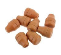 Hoement 8 Piezas Pomos Tirador de Cordón para Cortinas Romanas Accesorios de Herrajes para Persianas Perillas Plásticas para Manualidades Compatibles con Cortinas y Persianas Pequeñas