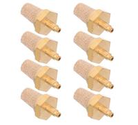 Hoement 8piezas Accesorios de Escenario para Máquinas de Humo Filtros de Aire de Escape Boquilla de Filtrado para Máquina de Humo de Latón Boquilla de Repuesto para Tubo