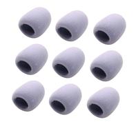Hoement 9 Piezas Cubierta del Micrófono Funda de Eva para Micrófono Transpirable Reemplazo para Almohadillas Perdidas Adecuado para Ktv y Presentaciones en Directo