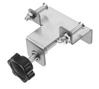 Hoement Abrazadera de Instalación Acero Inoxidable Ajustable para Carpintería Fijación Precisa de Puertas de Gabinete y Uso Multifuncional Mesas de Trabajo