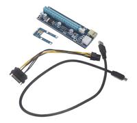 Hoement Adaptador Cable Tarjeta Elevadora Pcie Externa para Portátil Mini Pci-E a Pci-E X16 Azul Cable USB 60 CM para GPU Externa Portátil y Accesorios Informáticos Gaming Multimedia