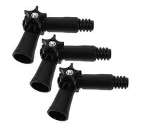 Hoement Adaptador de Ángulo Giratorio para Poste de Extensión 3 Piezas Rosca Americana Accesorio Ajustable para Mango de Escoba y Rodillo de Pintura Conector para Limpieza y Pintura
