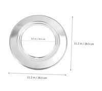 Hoement Adaptador de Anillo para Vaporera Acero Inoxidable Estante Multilayer para Cocinar al Vapor Dim Sum Bao Buns Bandeja Redonda para Conservación de Nutrientes Cocina