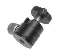 Hoement Adaptador de Trípode para Cámara Mini Bola de Aluminio Rotación Soporte Portátil para Proyectores y Cámaras Ligera y Estable