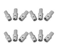 Hoement Adaptador Metálico de 12 Puntas Roscadas para Mango de Escoba, Conector para Varilla Extensible de Limpieza Doméstica y Comercial, Accesorio Resistente y Ajustable