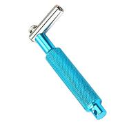 Hoement Afinador De Teclas De Batería Llave De Batería Azul Forma Herramienta De Reparación De Instrumentos De Percusión