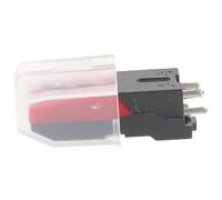Hoement Aguja Para Tocadiscos De Vinilo De Repuesto, Stylus De Aluminio Núcleo De Cerámica Piezoeléctrica y Punta De Rubí, Compatible Fonógrafo Vintage, Accesorio Duradero Para Grabadora
