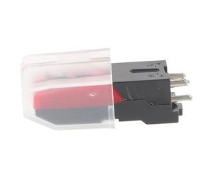 Hoement Aguja Para Tocadiscos De Vinilo De Repuesto, Stylus De Aluminio Núcleo De Cerámica Piezoeléctrica y Punta De Rubí, Compatible Fonógrafo Vintage, Accesorio Duradero Para Grabadora
