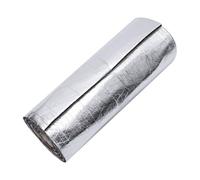 Hoement Alfombrilla Aislante Acústica y Térmica para Automóvil de Algodón Resistencia Vibración y Accesorios de Goma Plástica, Rollo de 1 unidad Color Plata