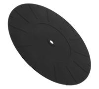 Hoement Alfombrilla De Silicona Para Grabadora Antideslizante 170 Mm, Accesorio Para Plato Giratorio, Protector De Discos De Vinilo, Uso Doméstico y Profesional, Color Transparente