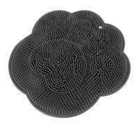 Hoement Almohadilla de Masaje para Baño Ventosas, Cepillo Exfoliante para Pies y Espalda, Esterilla Antideslizante de Silicona para Ducha