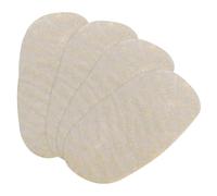 Hoement Almohadillas de Piel de Oveja para Puente de Violonchelo y Violín, 4 Unidades Resistentes, Accesorio para Proteger Cuerdas en Presentaciones y Ensayos Musicales