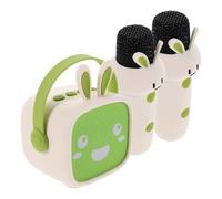 Hoement Altavoz Karaoke Infantil Portátil con Micrófono Inalámbrico Mini Equipo Cantar y Contar Historias Ligero y Fácil de Usar para Familias Casa y Exterior