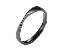 Hoement Anillo S925, Diseño Moderno y Elegante, Trabajo Fino, Adecuado para Días Obsequios Usar como Decoración