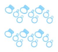 Hoement Anillos De Aprendizaje Para Palillos Para Niños 18 Piezas Accesorios Para Entrenamiento Material De Silicona Ideales Para Aprender a Usar Palillos Color Azul