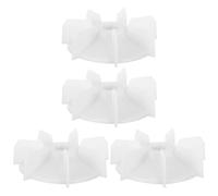 Hoement Aspas de Ventilador de Motor de Plástico 242 MM para Compresor de Aire 4 Piezas Repuesto para Ventilador del Motor Doméstico Accesorio Silencioso para Herramientas Neumáticas