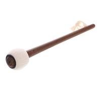 Hoement Baqueta de Madera para Instrumentos de Percusión, Mazo de 25 CM Punta de Tela, Adecuada para Xilófonos y Gongs en Conciertos y Estudios