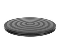 Hoement Base Giratoria de Cerámica Antideslizante de Pp Resistente a Golpes para Torno Alfarero y Escultura Profesional, Soporte Giratorio Negro para Plantas y Manualidades
