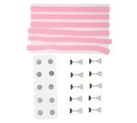Hoement Base para Soporte de Uñas Postizas de Acrílico Rectangular con Almohadillas de Arcilla para Práctica Precisa y Entrenamiento Integral en Salón o Aula