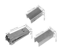 Hoement Bisagras para Mesas Abatibles de Acero Resistente Soporte Plegable Oculto 6 Piezas 2 Resortes 2 U Grandes 2 U Pequeñas para Muebles de Oficina y Hogar Ahorro de Espacio y