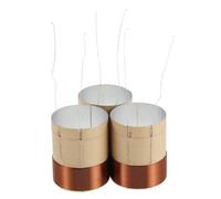 Hoement Bobina de Voz para Altavoz de Graves Cable de Cobre Puro, Resistencia de 3.5ω, Diámetro 25.5mm, Paquete de 3 Piezas para Reparación Fiable y Duradera