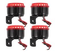 Hoement Bocina de Alarma para Coche 4 Piezas Bocina Fuerte Resistente al Agua para Vehículo y Camión Altavoz de Advertencia Audible para Sistema de Alarma Automotriz Accesorio para