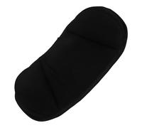Hoement Bolsa Colgante Multifuncional para Cochecito con Cojín Ergonómico de Soporte Cervical y Cabeza Diseño Transpirable Negro Organizador con Múltiples Compartimentos para Bebés
