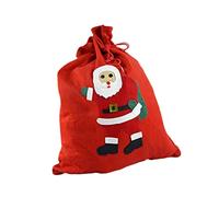 Hoement Bolsa de Dulces Navideña de Tela No Tejida para Regalos Cordón para Guardar Dulces Joyas y Usar Festivales de Navidad Varios estilos
