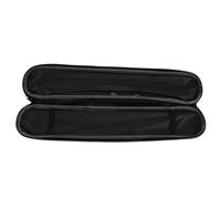 Hoement Bolsa para Flauta con Divisores Independientes Estuche Ligero y Resistente para Clarinete Flauta y Baquetas Piel PU Antipolvo para Instrumentos Afinados
