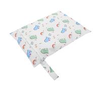 Hoement Bolsa para Pañales Reutilizable con Cremallera y Asa Organizador Grande para Ropa Húmeda y Seca de Bolsa de Viaje Práctica para Pañales y Toallitas