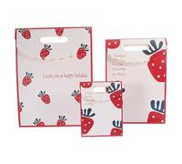Hoement Bolsas de Obsequio para San Valentín 6 Piezas 2 Pequeñas 12X6X16 CM 2 Medianas 19X9X27 CM 2 Grandes 24X105X32 CM Bolsas de Papel Asa para Dulces y Recuerdos