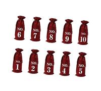 Hoement Bolsas De Yute Para Vino 10 Unidades Cordón Bolsas Multicolor Resistente Durable Para Fiestas Regalos Boda Decoración Almacenamiento