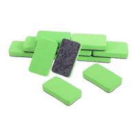 Hoement Borrador para Whiteboard Eraser de Fieltro Verde Portátil Limpieza Completa, Pack de 50 Piezas Adecuado para Aula y Uso Doméstico