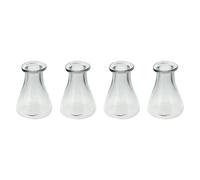 Hoement Botellas Deseos Mini de Vidrio Transparente Tapón de Corcho, Fáciles de Almacenar para Perfumes y Arena en Decoración DIY en Casa