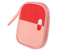 Hoement Botiquín De Primeros Auxilios Para Camping Bolsa De Medicina De Viaje Compartimentos Organizador De Suministros De Emergencia Para Acampar Para Senderismo y Viajes Al Aire