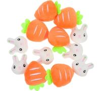 Hoement Broche de Peluche Ligero Diseño de Conejo y Zanahoria, Alfiler Decorativo Portátil de Felpa para Decorar Ropa y Bolsos en San Valentín