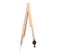 Hoement Brújula para Profesores de Madera Superficie Fuerte y Suave, Herramienta de Enseñanza Práctica para Ilustraciones Técnicas y Arquitectura Portátil