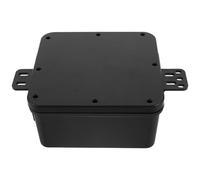 Hoement Caja de Batería Lateral para Silla de Ruedas Eléctrica, Diseño Colgante Lateral Plástico Resistente, Capacidad 12a, Ventilación y Canalización de Cables para Scooters y Sillas