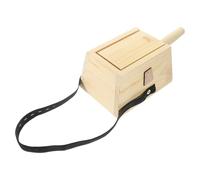 Hoement Caja de Moxibustión de Madera sin Barniz Mango, Caja para Moxa Anti-escaldaduras Doble Varilla, Herramienta Multifuncional para Masaje Corporal y Terapia de Moxibustión en Casa,